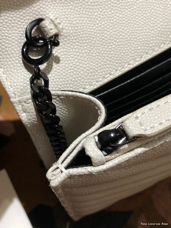 Tony Luxuries CASSANDRE CHAIN WALLET YSL MATELASSÉ 0730